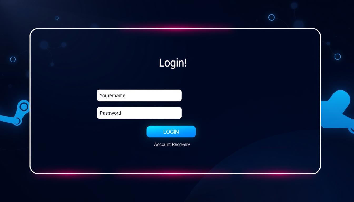 Steam Kontakt Login-Seite