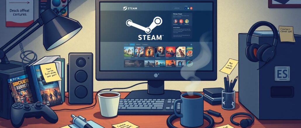 Wie kann ich Steam kontaktieren?